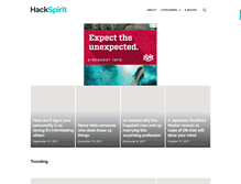 Tablet Screenshot of hackspirit.com
